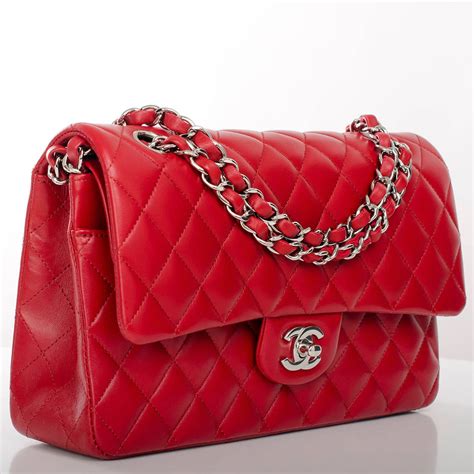 vintage chanel bag red|authentic red chanel bags.